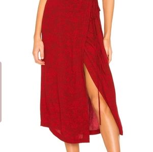 Free People midi skirt
